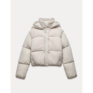 Zara Water Repellent Puffer Anorak